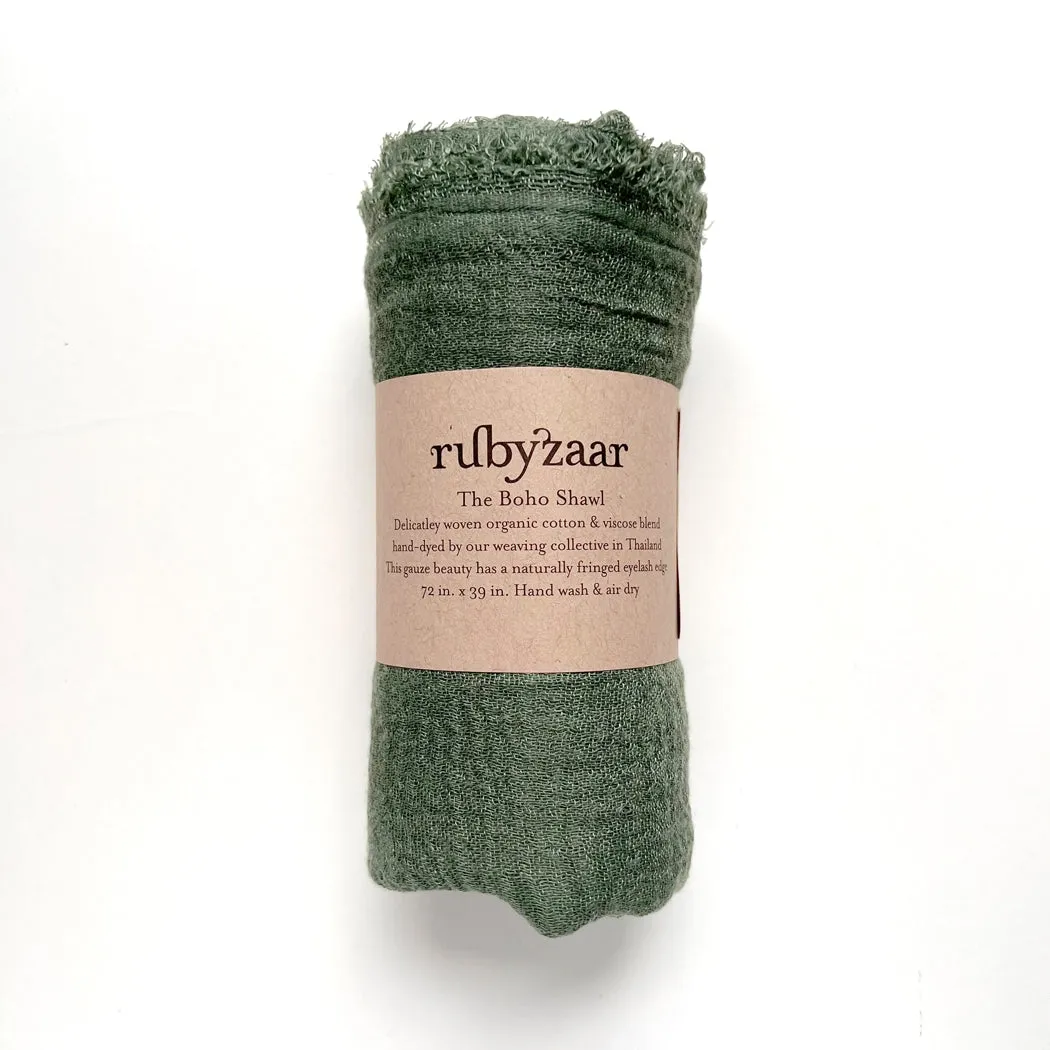Boho Scarf, Forest