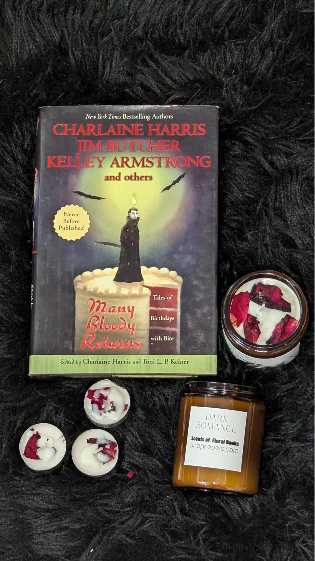 Dark Romance Candle